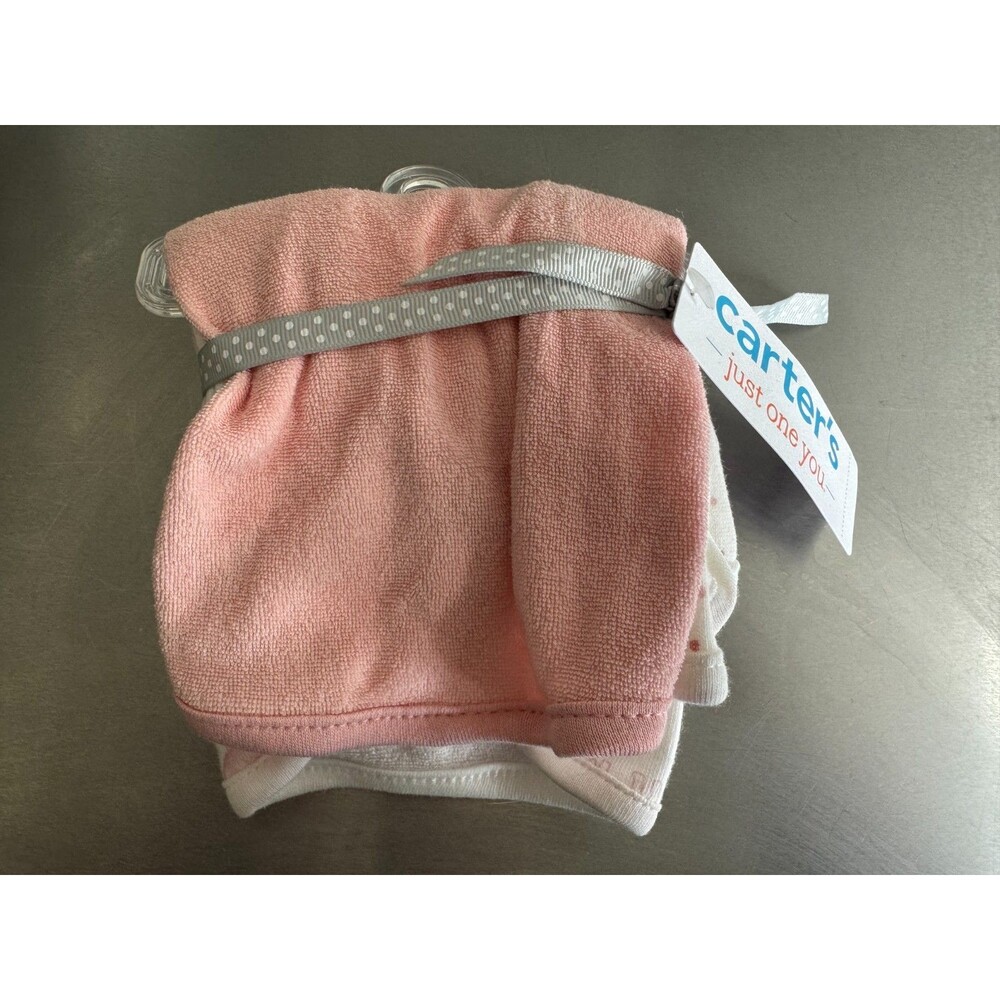 Carter's Just One You 6 Piece Baby Wash Cloth Assorted Girls Set NWT
